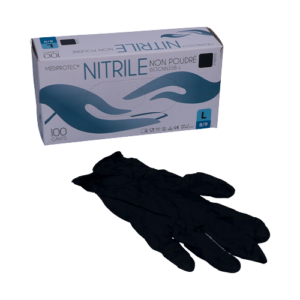 Gants en nitrile: boite de 100 gants